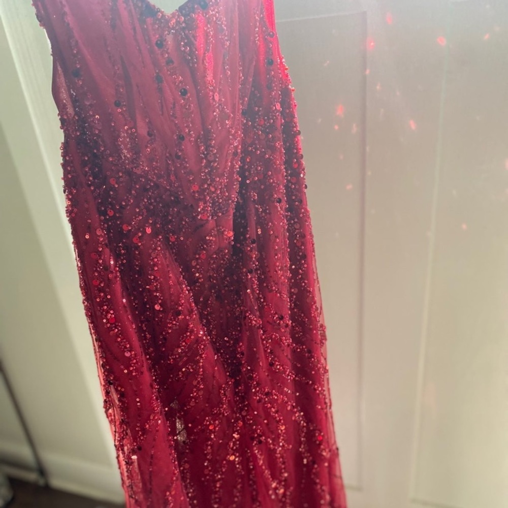 Red prom dress